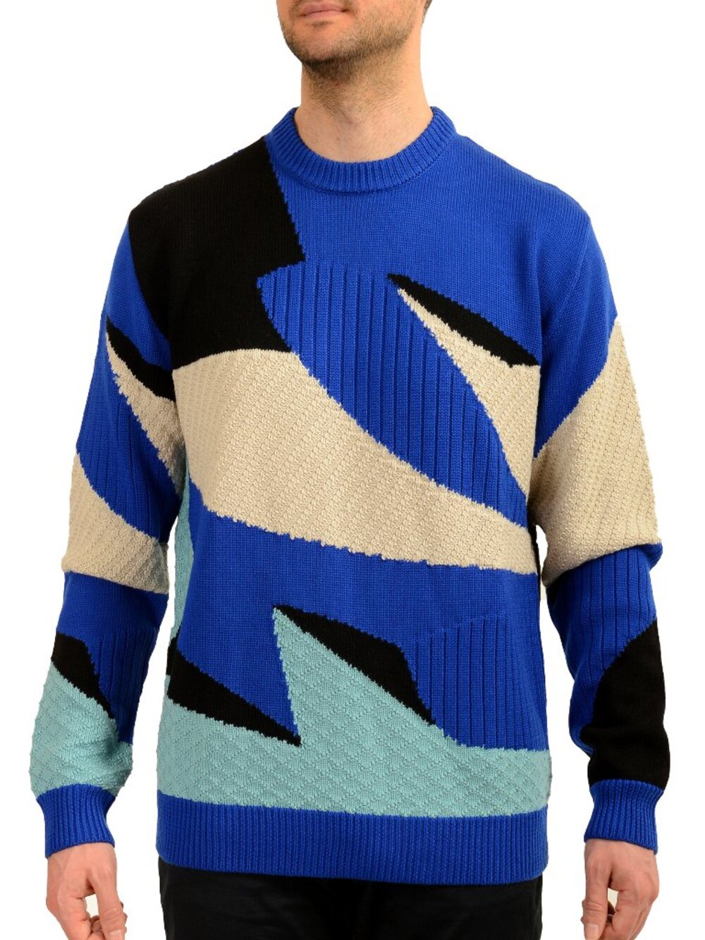Scuderia Ferrari Men's 100% Pure New Wool Crewneck Pullover Sweater US XL IT 54